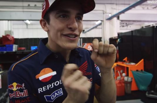 MotoGP sign language